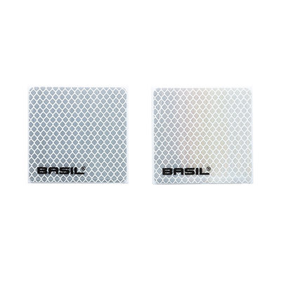Basil Kratklikker - high reflective - 2 stuks - zilver