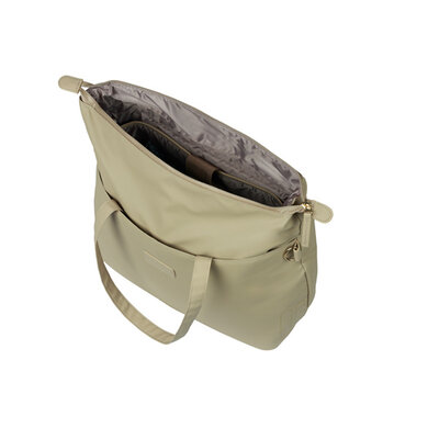 Basil Manhattan - fietshandtas -12 liter  - taupe