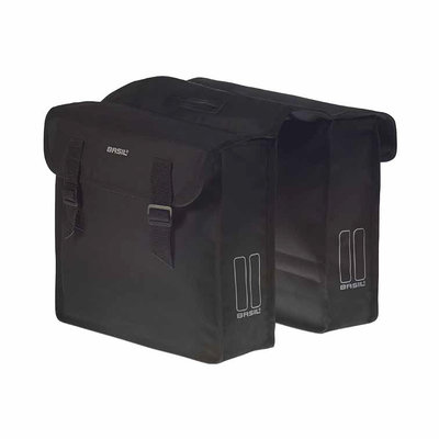 Basil Mara - dubbele fietstas - 26 liter - zwart