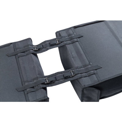 Basil Mara XXL - dubbele fietstas - 47 liter - zwart