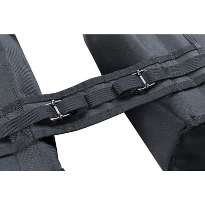 Basil Mara XXL - dubbele fietstas - 47 liter - zwart