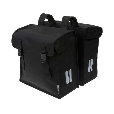 Basil Mara XXL - dubbele fietstas - 47 liter - zwart