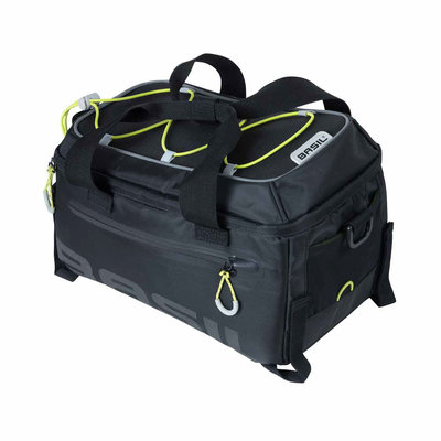 Basil Miles - bagagedragertas - 7 liter - zwart