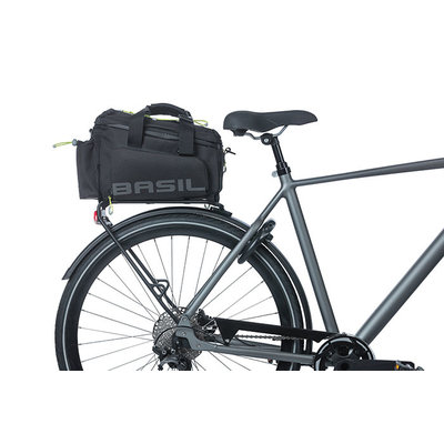 Basil Miles - bagagedragertas XL Pro - 9-36 liter - zwart