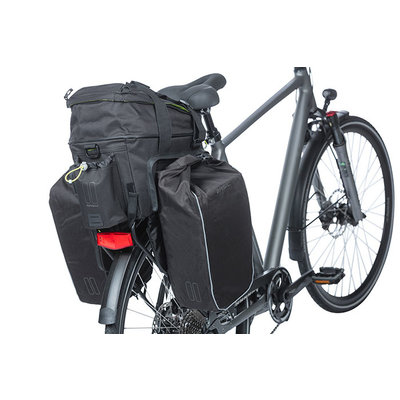 Basil Miles - bagagedragertas XL Pro - 9-36 liter - zwart