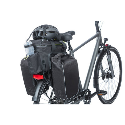Basil Miles - bagagedragertas XL Pro - 9-36 liter - zwart