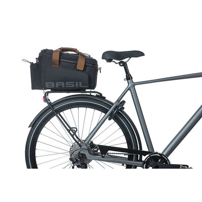 Basil Miles - bagagedragertas XL Pro MIK - 9-36 liter - grijs
