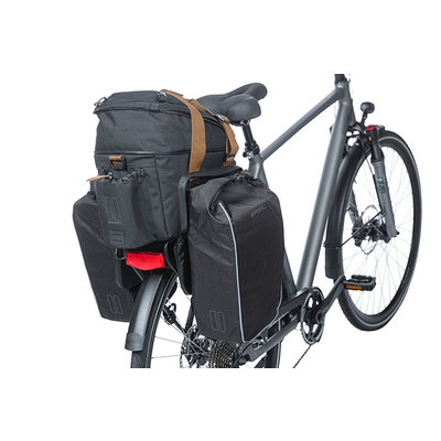 Basil Miles - bagagedragertas XL Pro MIK - 9-36 liter - grijs