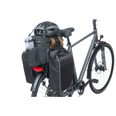 Basil Miles - bagagedragertas XL Pro MIK - 9-36 liter - grijs