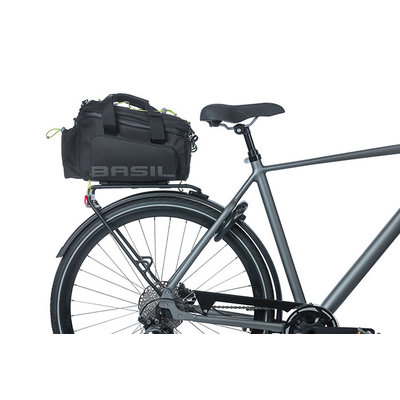 Basil Miles - bagagedragertas XL Pro MIK - 9-36 liter - zwart