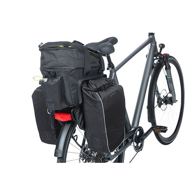 Basil Miles - bagagedragertas XL Pro MIK - 9-36 liter - zwart
