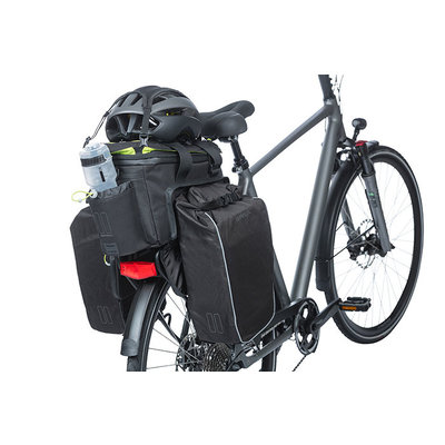 Basil Miles - bagagedragertas XL Pro MIK - 9-36 liter - zwart