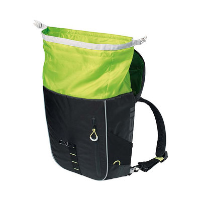 Basil Miles - fietsrugzak - 17 liter - zwart