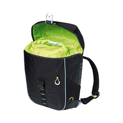 Basil Miles - fietsrugzak - 17 liter - zwart