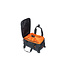Basil Miles Tarpaulin - bagagedragertas - 7 liter - zwart/oranje
