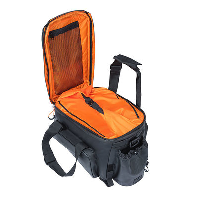 Basil Miles Tarpaulin - bagagedragertas XL Pro - 9-36 liter - zwart