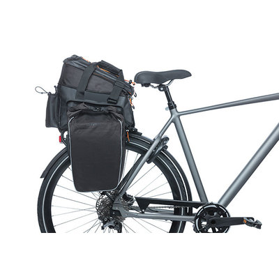 Basil Miles Tarpaulin - bagagedragertas XL Pro - 9-36 liter - zwart