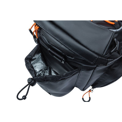 Basil Miles Tarpaulin - bagagedragertas XL Pro MIK - 9-36 liter - zwart