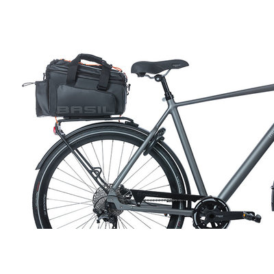 Basil Miles Tarpaulin - bagagedragertas XL Pro MIK - 9-36 liter - zwart