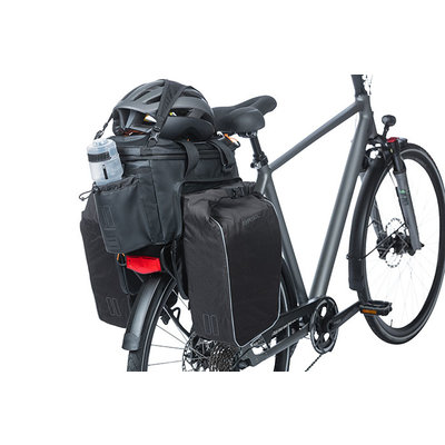 Basil Miles Tarpaulin - bagagedragertas XL Pro MIK - 9-36 liter - zwart