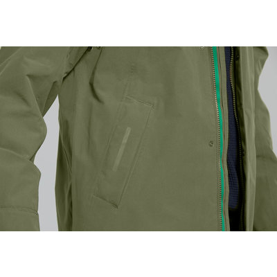 Basil Mosse fietsregenparka - heren - groen