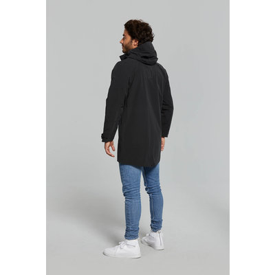 Basil Mosse fietsregenparka - heren - zwart