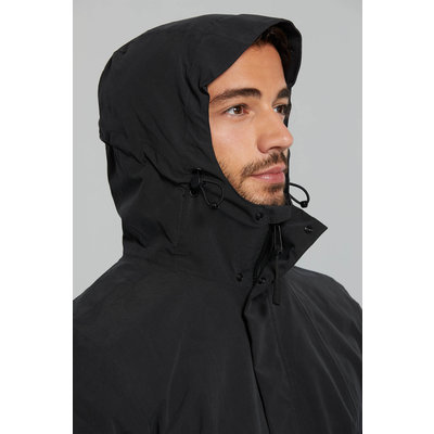 Basil Mosse fietsregenparka - heren - zwart
