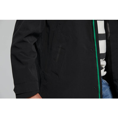 Basil Mosse fietsregenparka - heren - zwart