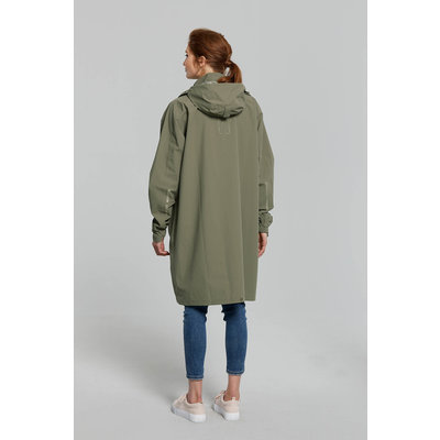 Basil Mosse fietsregenponcho - unisex - groen