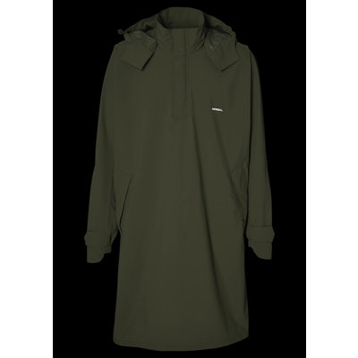Basil Mosse fietsregenponcho - unisex - groen