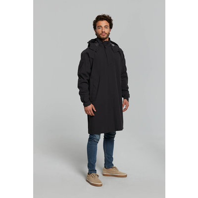 Basil Mosse fietsregenponcho - unisex - zwart