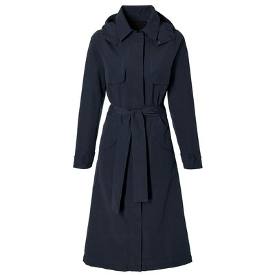 Basil Mosse fietsregentrenchcoat - dames - blauw