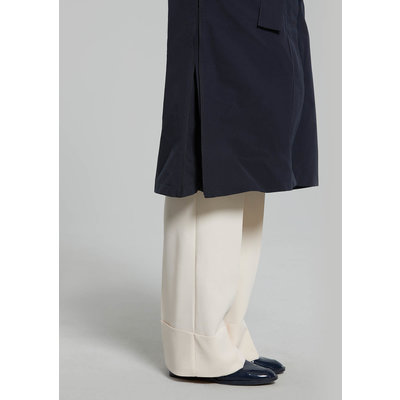 Basil Mosse fietsregentrenchcoat - dames - blauw