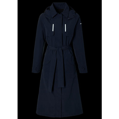 Basil Mosse fietsregentrenchcoat - dames - blauw