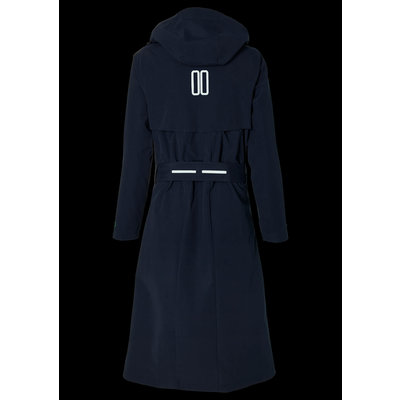 Basil Mosse fietsregentrenchcoat - dames - blauw