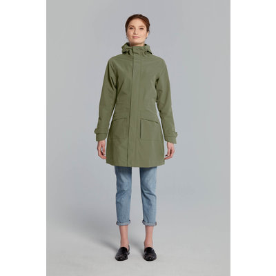 Basil Mosse regenparka - dames - groen