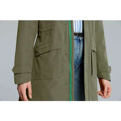 Basil Mosse regenparka - dames - groen