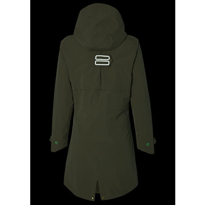 Basil Mosse regenparka - dames - groen