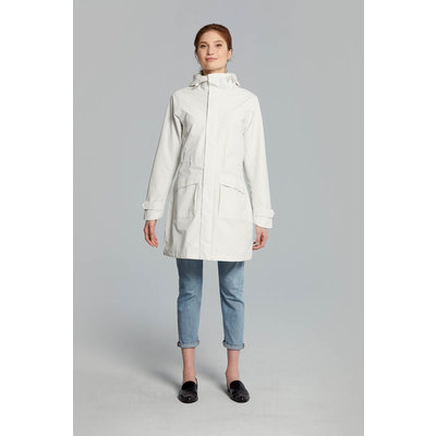 Basil Mosse regenparka - dames - wit