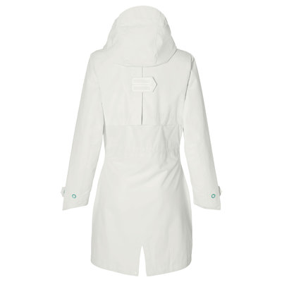Basil Mosse regenparka - dames - wit