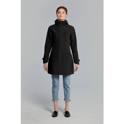 Basil Mosse regenparka - dames - zwart
