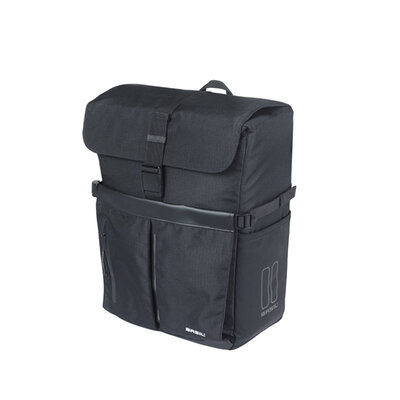 Basil Move fietsschoudertas MIK Studs - enkele fietstas -  15 liter - zwart