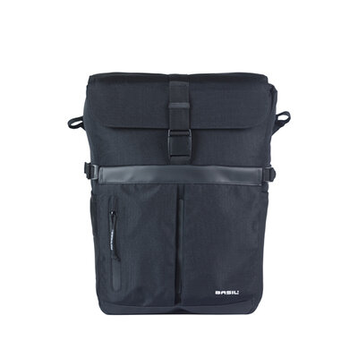 Basil Move fietsschoudertas MIK Studs - enkele fietstas -  15 liter - zwart
