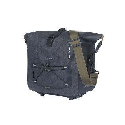 Basil Navigator Storm - bagagedragertas MIK - 13 liter - zwart