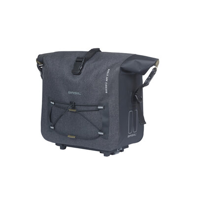 Basil Navigator Storm - bagagedragertas MIK - 13 liter - zwart