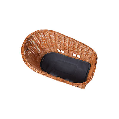 Basil Pasja - hondenfietsmand MIK - large - 50 cm - achtermand - natural