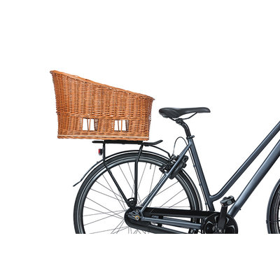 Basil Pasja - hondenfietsmand MIK - large - 50 cm - achtermand - natural