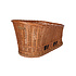 Basil Pasja - hondenfietsmand MIK - large - 50 cm - achtermand - natural