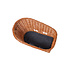 Basil Pasja - hondenfietsmand MIK - large - 50 cm - achtermand - natural