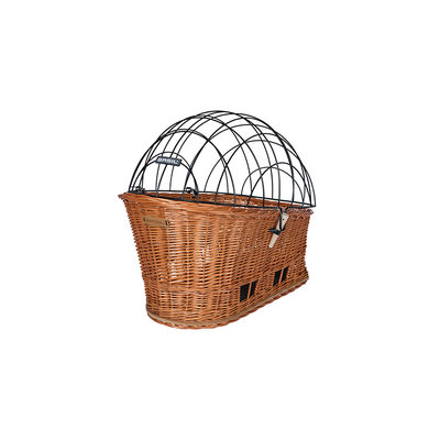 Basil Pasja - hondenfietsmand MIK - large - 50 cm - achtermand - natural